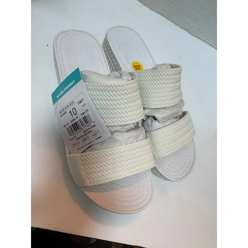REEF Women's Water Vista Slide Platform Slides sandals size 10 nwob